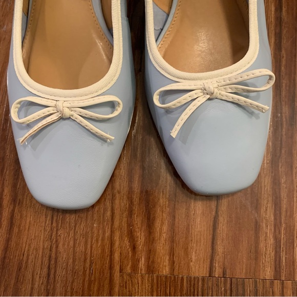 Anthropologie Light Blue Ballerina Heels - Picture 6 of 6